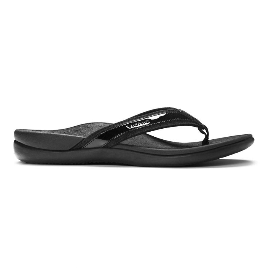Tide Ii Sandale Mit Zehensteg Vionic Schwarz