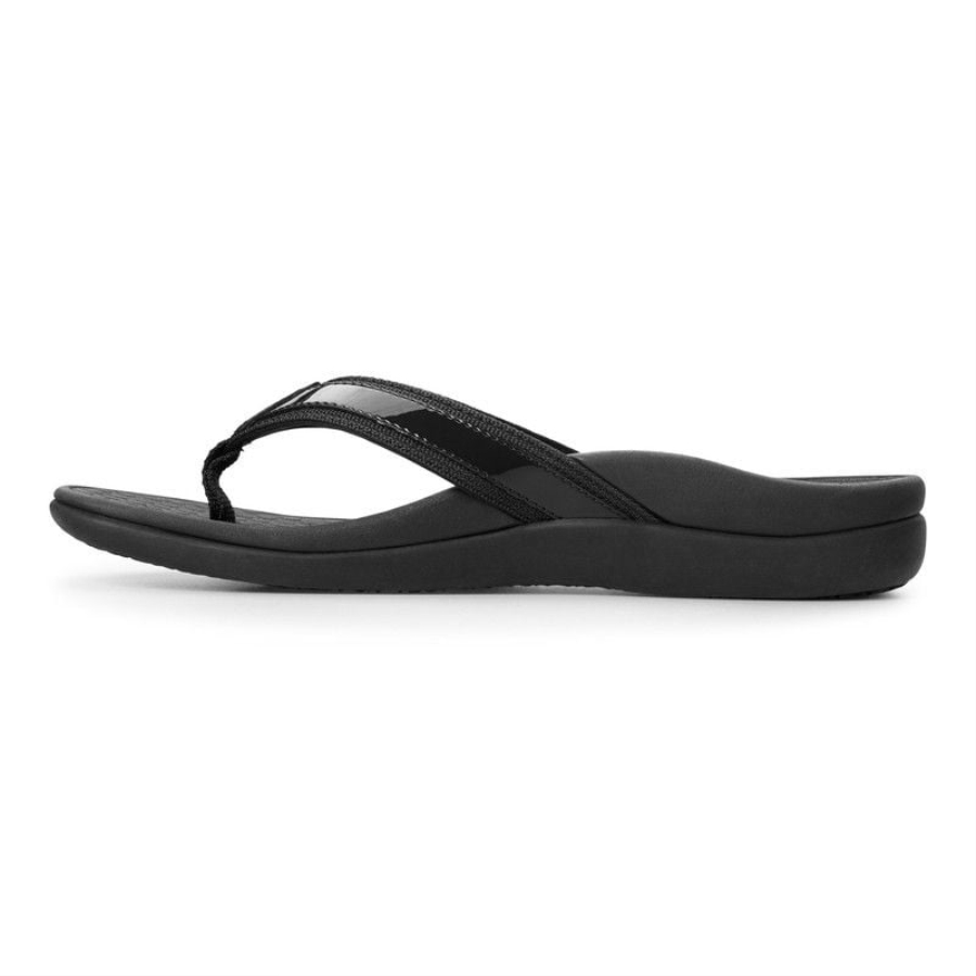 Tide Ii Sandale Mit Zehensteg Vionic Schwarz