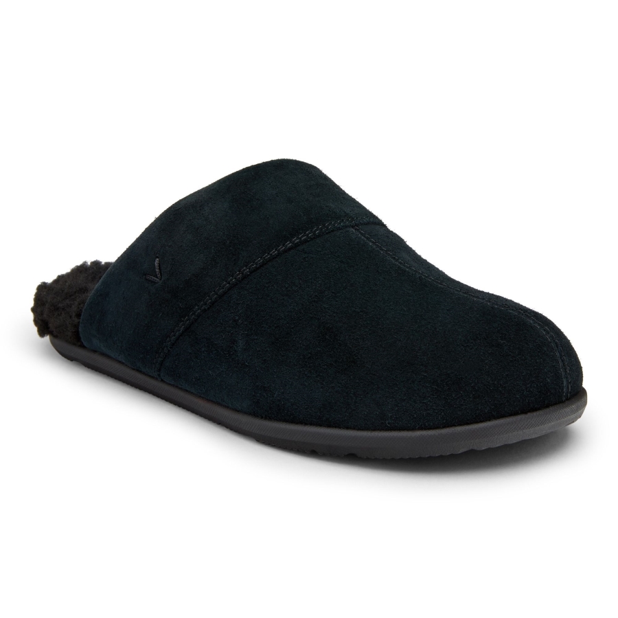 Alfons Pantolette Schwarz Wildleder Vionic