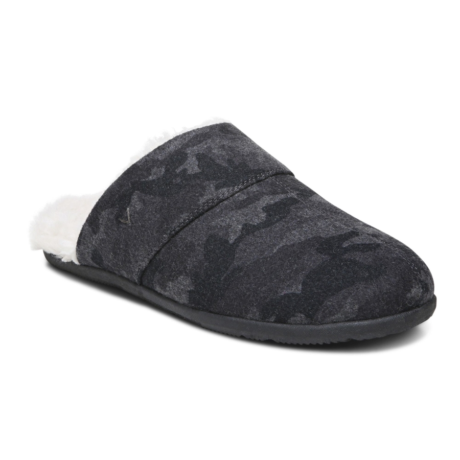 Vionic Alfons Mule Pantoffel Dark Shadow Camo