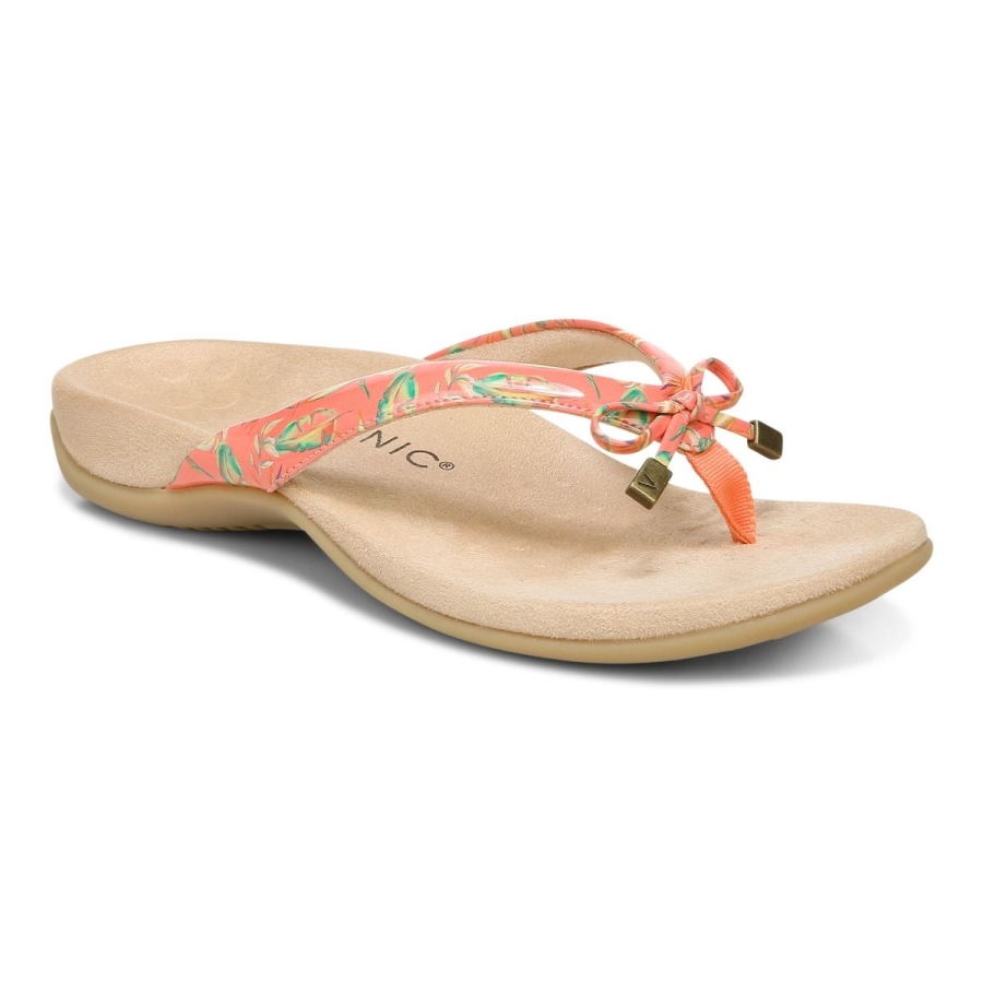 Bella Toe Post Sandale Vionic Papaya