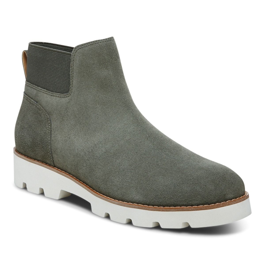 Olive Wildleder