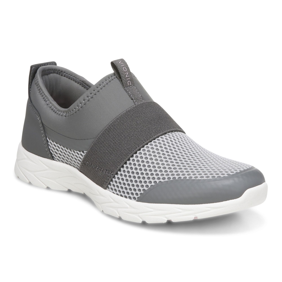 Vionic Charcoal Camrie Sneaker Zum Hineinschlüpfen