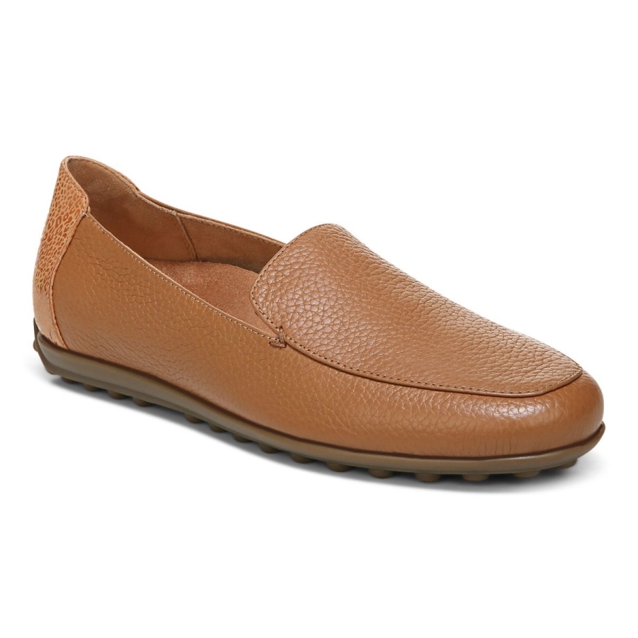 Elora Loafer Vionic Toffee Leder