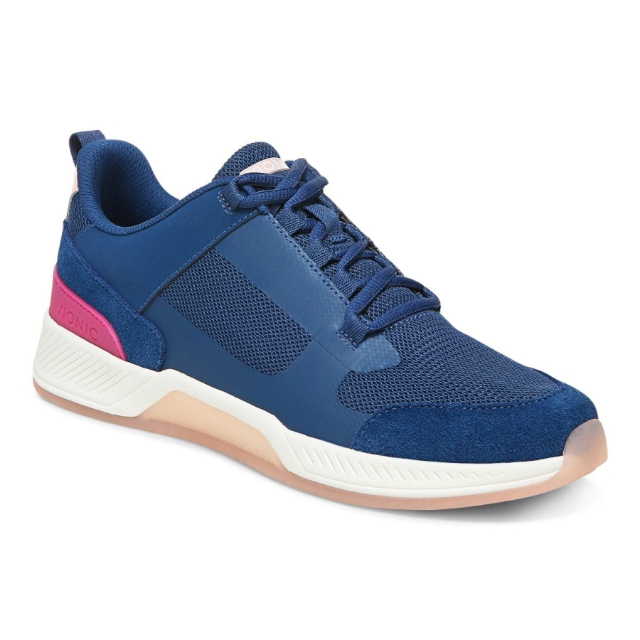 Dunkelblauer Berry Furchtloser Sneaker Vionic