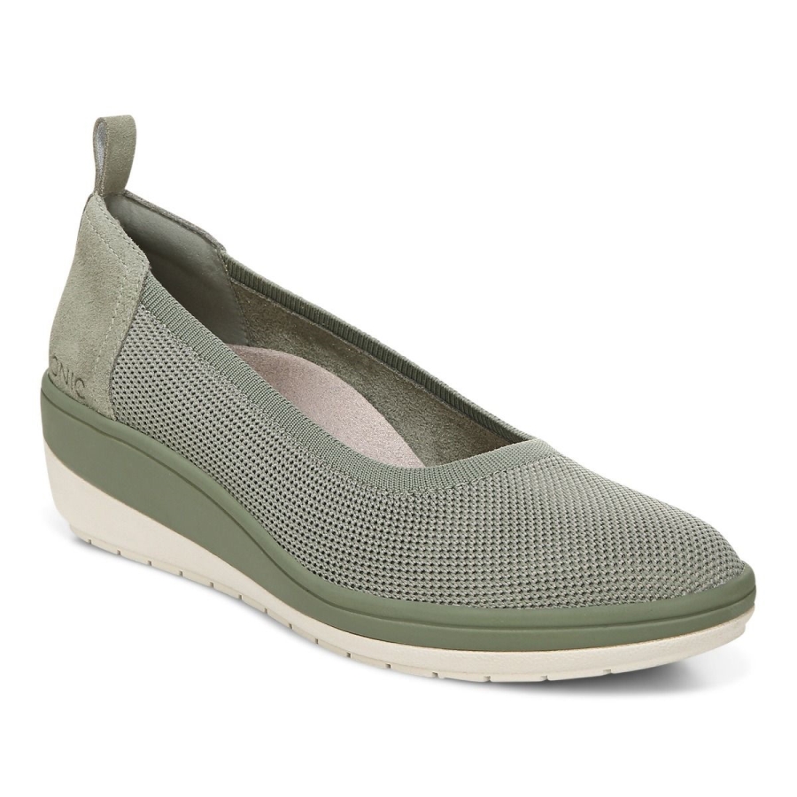 Armeegrün Jacey Knit Wedge Vionic