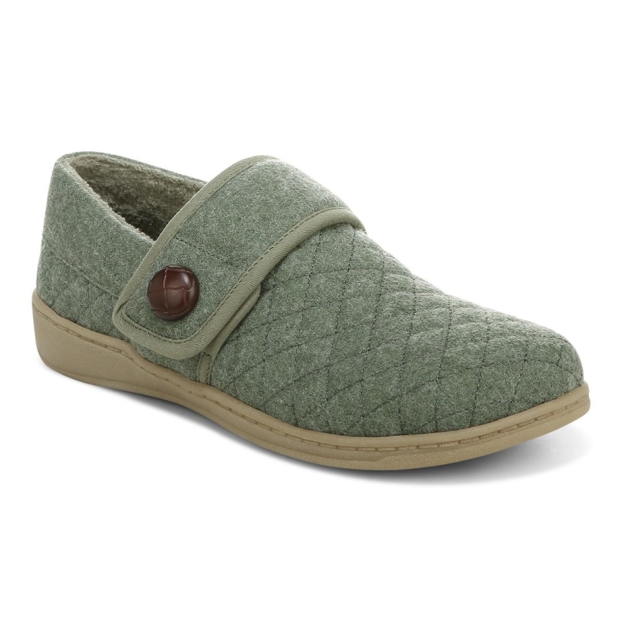 Army Green Jackie Slipper Vionic