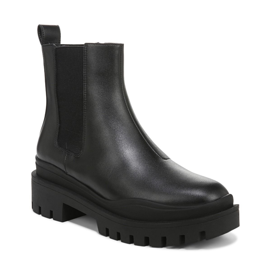 Schwarzes Leder