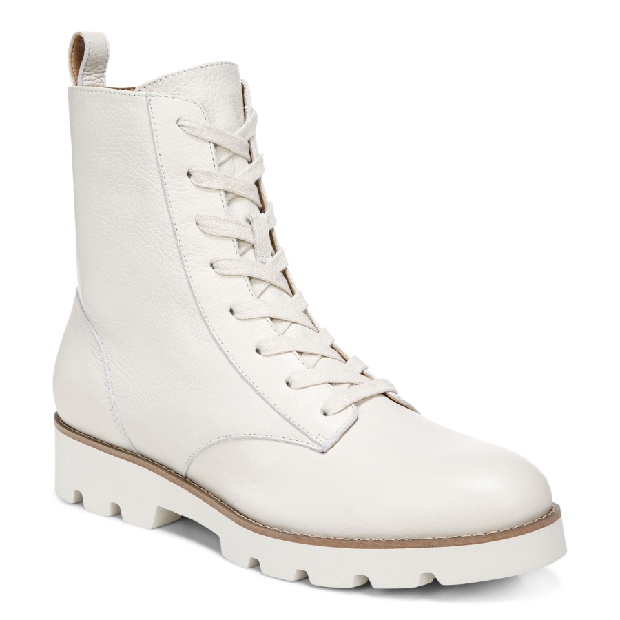 Lani Schnürboot Creme Leder Vionic