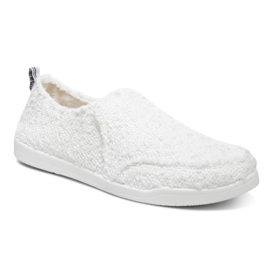 Beach Malibu Slip-on Sneaker: Boucle Vionic White Boucle
