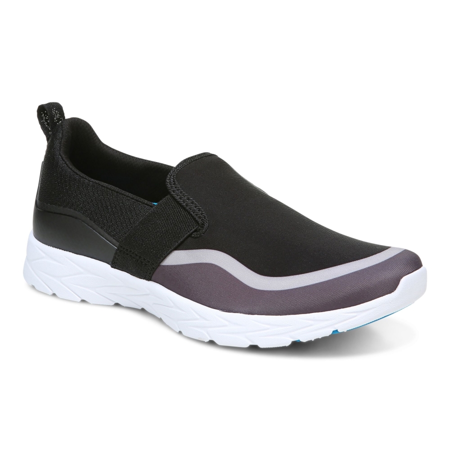 Schwarzgrauer Vionic Nalia Slip-on Sneaker