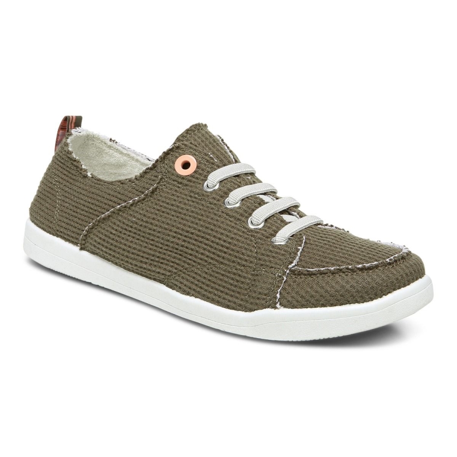 Beach Pismo Casual Sneaker: Strick Olive Strick Vionic