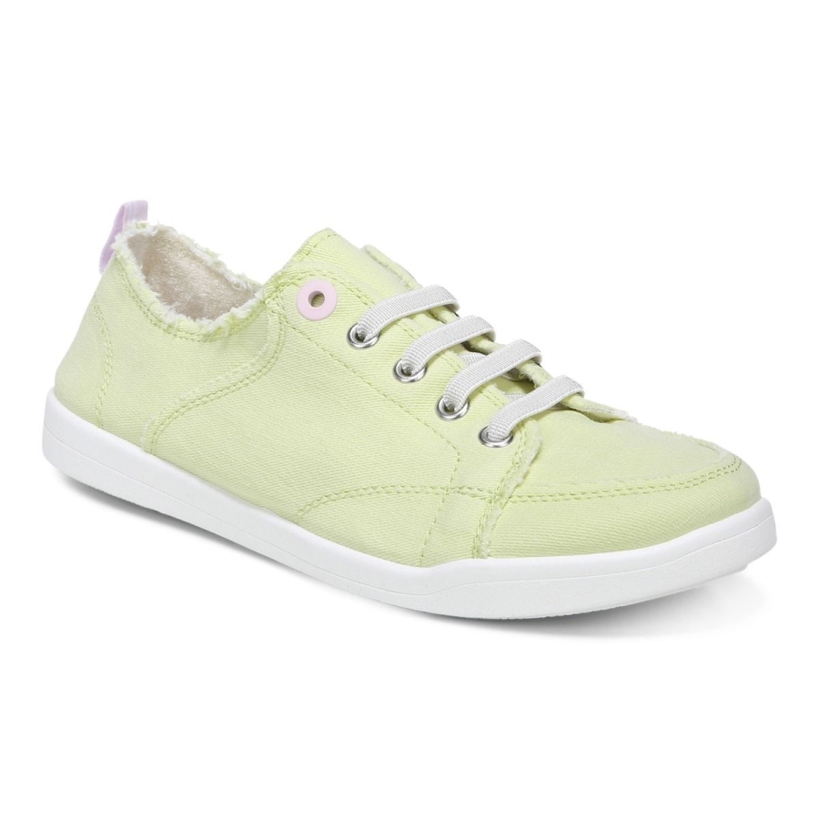 Lässiger Pismo-Strandsneaker Aus Blassem Limetten-Canvas: Canvas Vionic