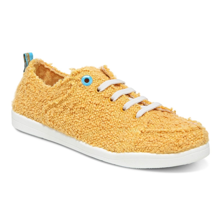Sonnenblumen-Bouclé-Beach-Pismo-Casual-Sneaker: Boucle Vionic