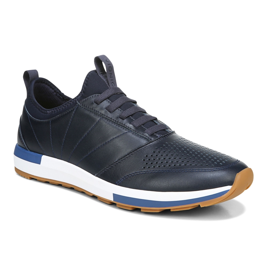 Vionic Trent Sneaker Aus Marineblauem Leder