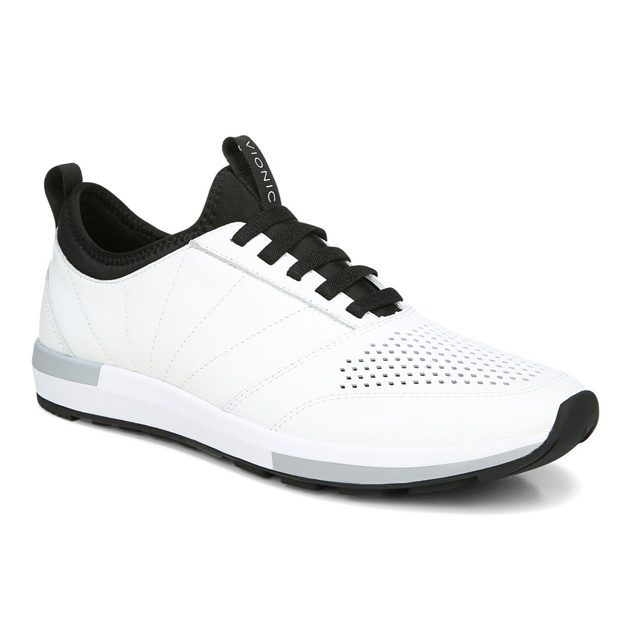 Trent Sneaker Weißes Leder Vionic