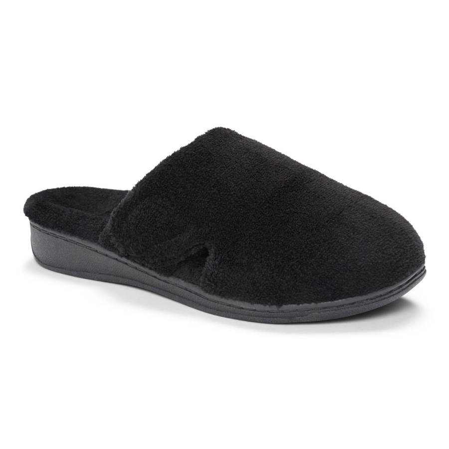 Gemma Pantoffel Schwarz Vionic