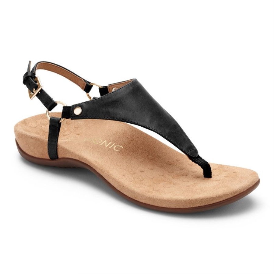 Vionic Kirra Sandale Schwarz