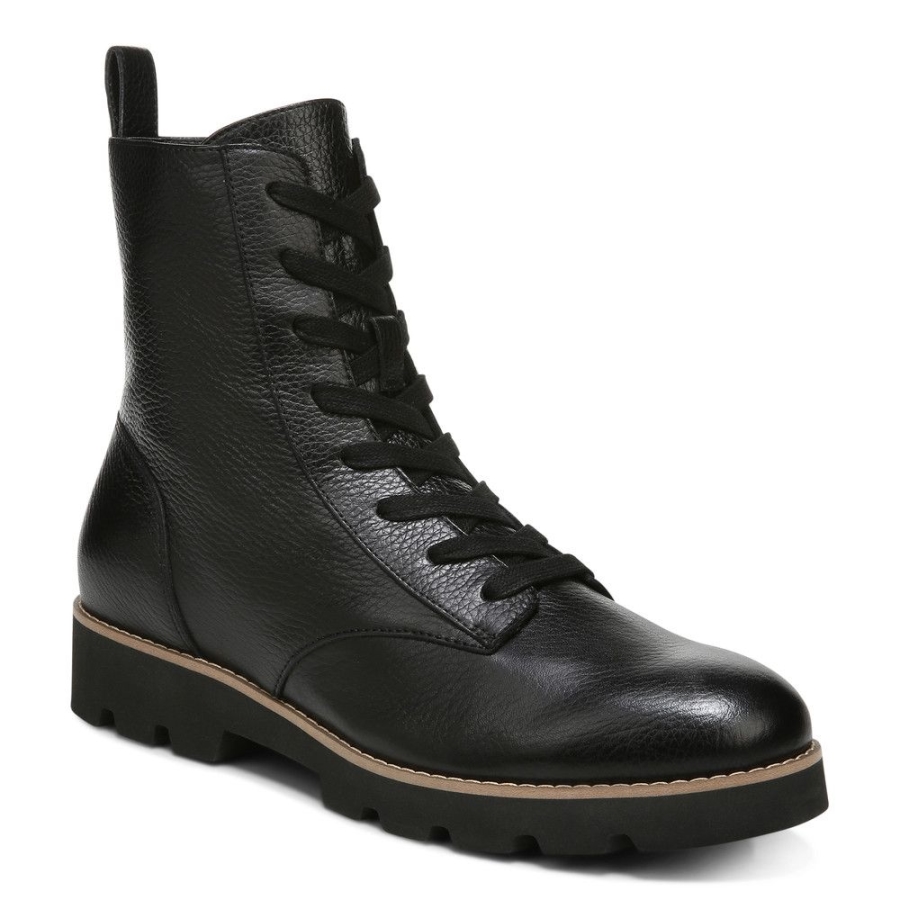 Schwarzer Lani Schnürstiefel Vionic