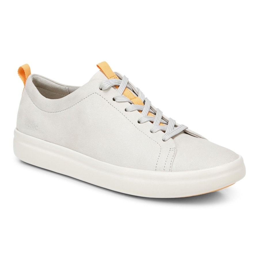 Grauer Nubuk-Paisley-Sneaker Vionic