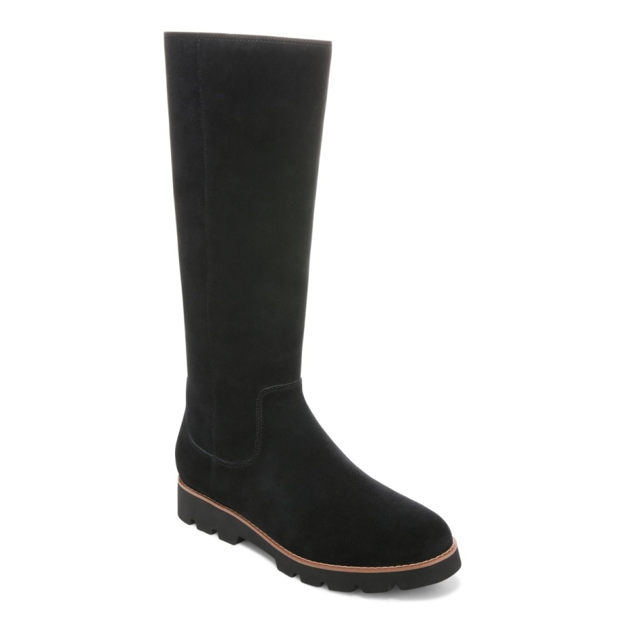 Schwarzer Gwen Hoher Stiefel Vionic