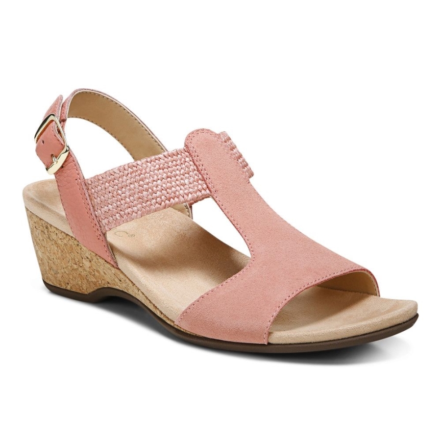 Kaytie Wedge Vionic Terrakotta