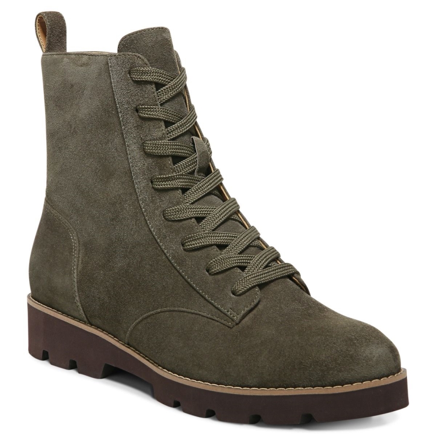 Olive Lani Kampfstiefel Zum Schnüren Vionic