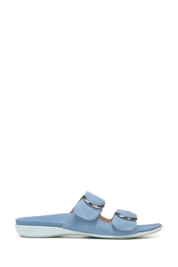 Vionic Blue Corlee Slider-Sandalen