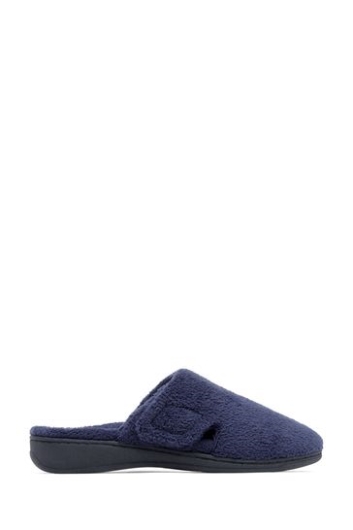 Vionic Blue Gemma Mule Weiche Hausschuhe