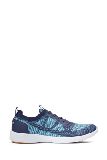 Vionic Blau Lenora Strick Schnürsneaker