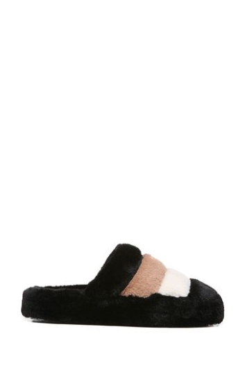 Vionic Cosmina Black Mule Weiche Hausschuhe