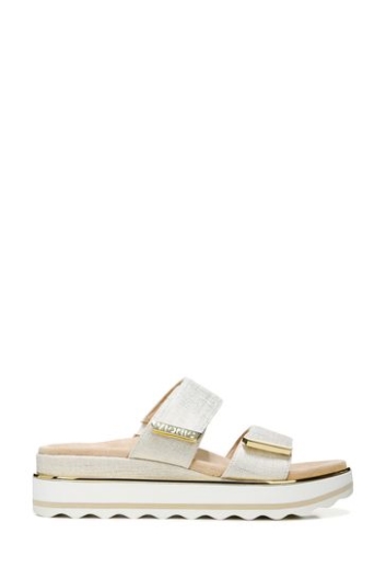 Vionic Brandie Slider-Sandalen In Creme
