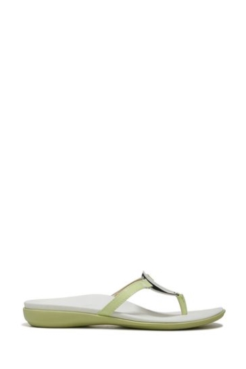 Vionic Green Raysa Zehenstegsandalen