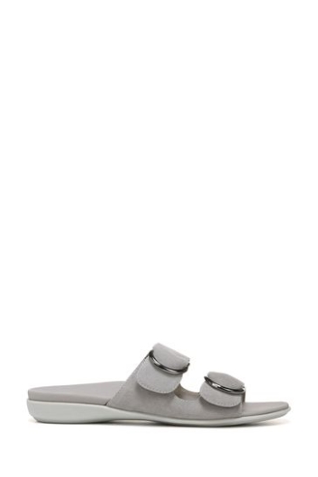 Vionic Grey Corlee Slider-Sandalen