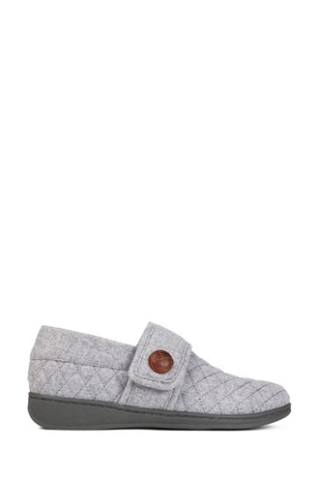 Vionic Graue Jackie-Hausschuhe