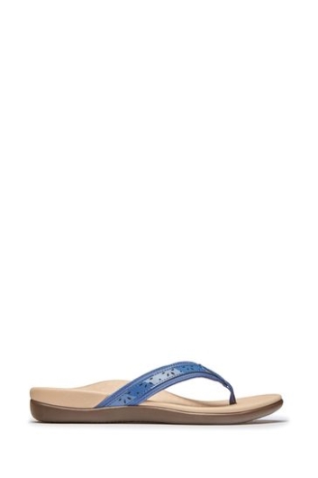 Vionic Indigoblau Casandra Zehenstegsandalen Mit Zehensteg