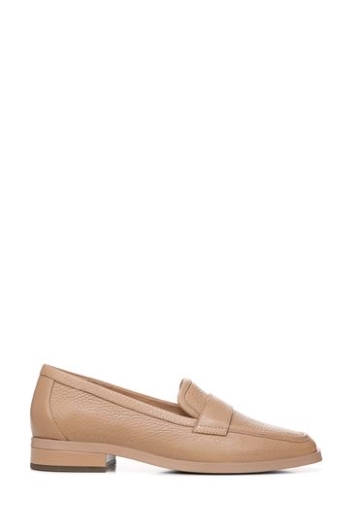 Vionic Macaroon Getrommeltes Leder Nude Sellah Slip On Schuhe