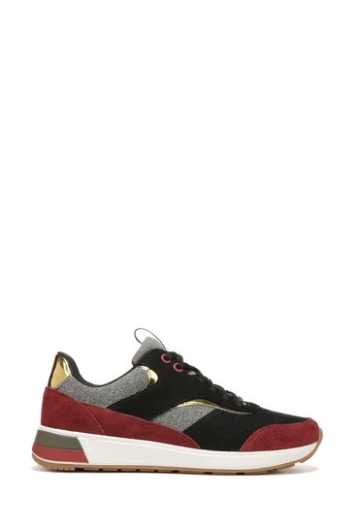 Vionic Nova Schwarz/shiraz Nubuk Schnürsneaker