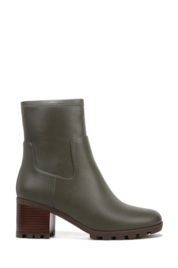 Vionic Olivgrüne Synthetik-Ronan-Stiefel Mit Mittlerem Schaft