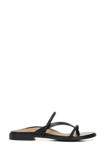 Vionic Prism Schwarze Slide-Sandalen